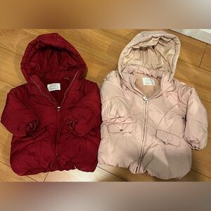 Zara Baby Puff Jackets